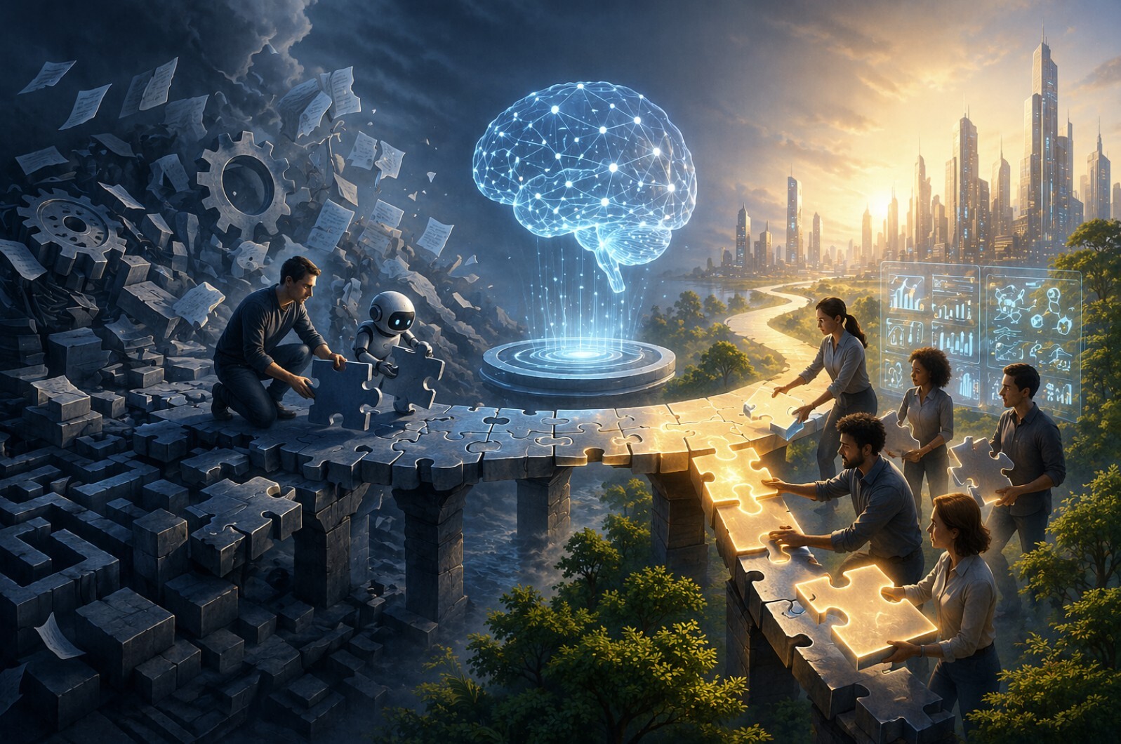 AI Agents acquiring skills of doing various operations