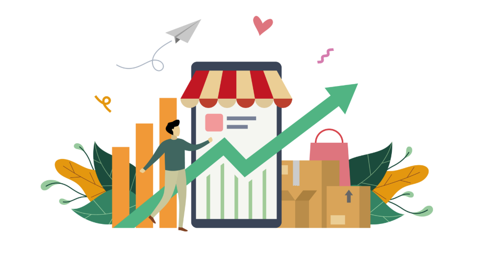 illustration for small business and its growth strategy