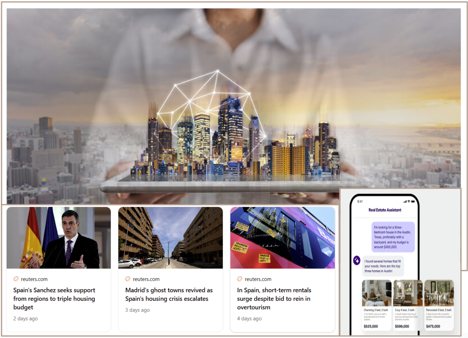 Real Estate media discussing challenges of online real estate sales